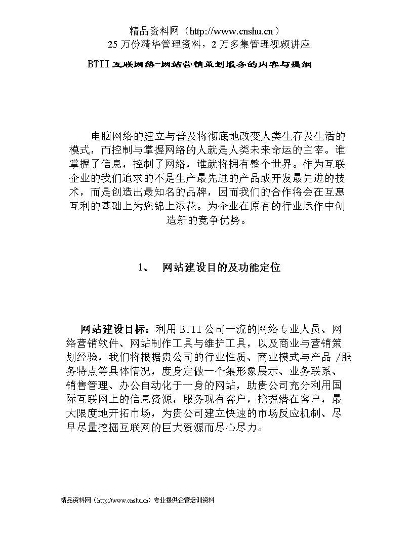互联网-网站营销策划服务的内容与提纲(P5)-w