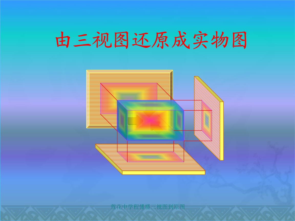 1.4由三视图还原原图形.ppt免费全文阅读