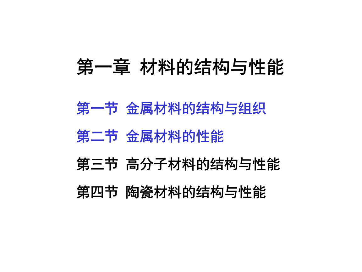 ch高分子和陶瓷材料的结构与性能资料.ppt免费